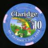 CLA-10i $10 Claridge ST. Patricks Day 2000