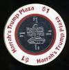 HTP-1a $1 Harrahs Trump Plaza Redish color